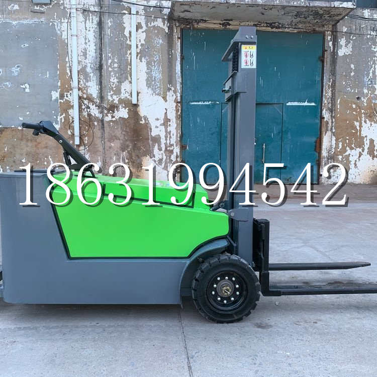 泽普县小型电动叉车1吨2吨步行站驾式电瓶堆高充电装卸车液压升降车铲车